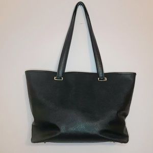 Lo & Sons Seville Tote in Black / Gold / Gray